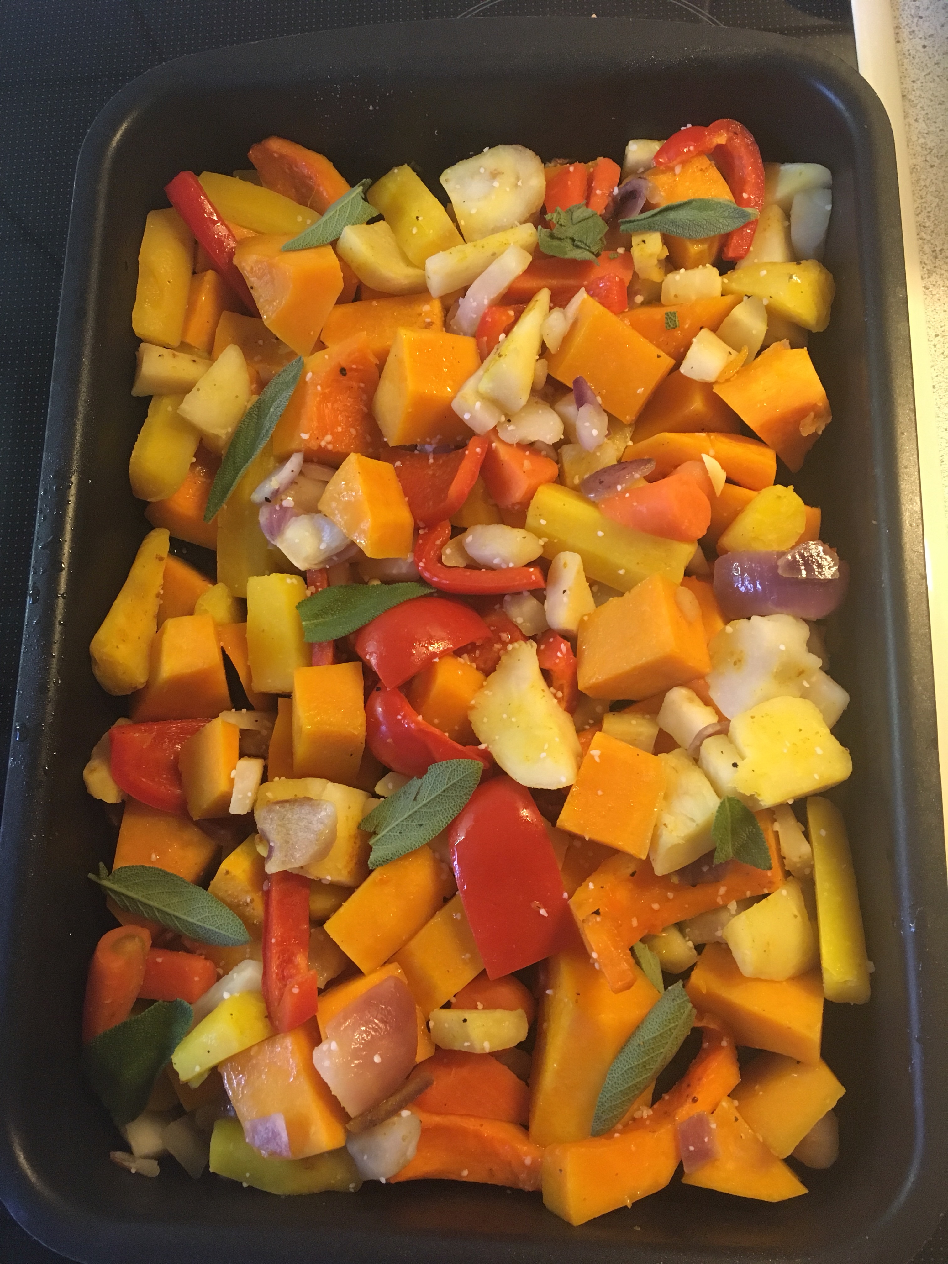 Roasted vegetables
